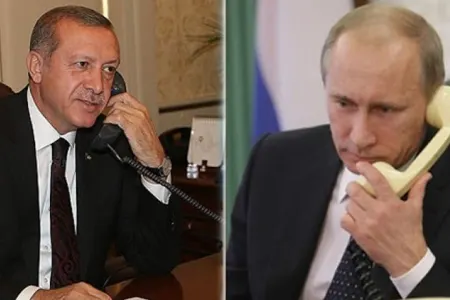 Ərdoğan və Putin arasında telefon danışığı olub