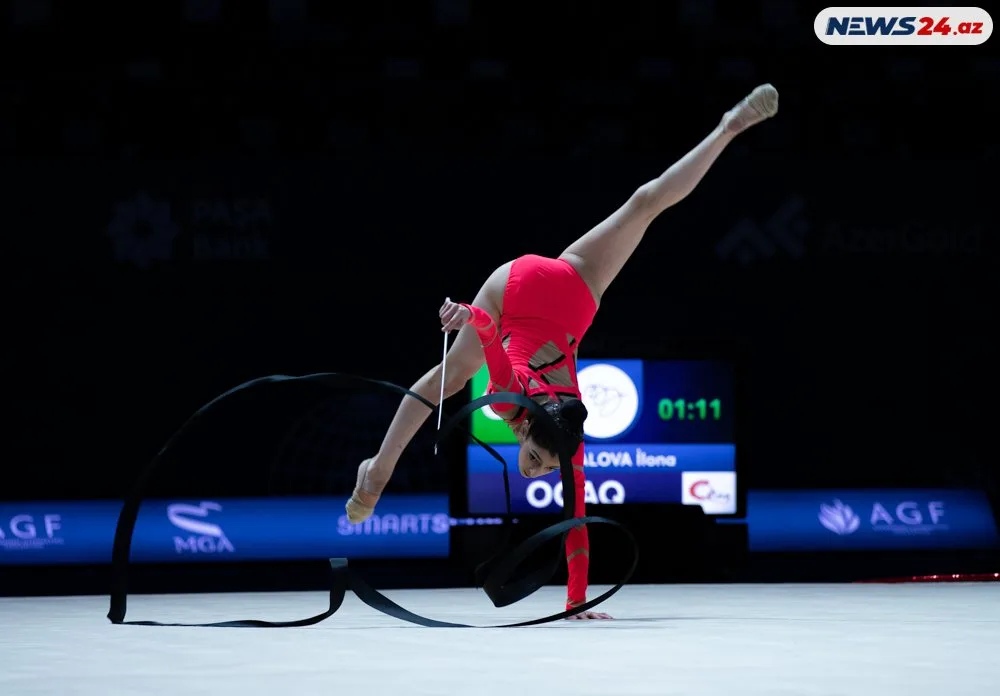 Bədii gimnastika üzrə 27-ci Azərbaycan çempionatı başa çatdı - FOTOLAR