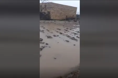 Masallı sakini: “Kartofum suyun altında qaldı, evim yıxıldı” - VİDEO