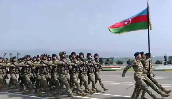Azərbaycan hərbçiləri Pakistanda paradda iştirak etdilər - FOTO
