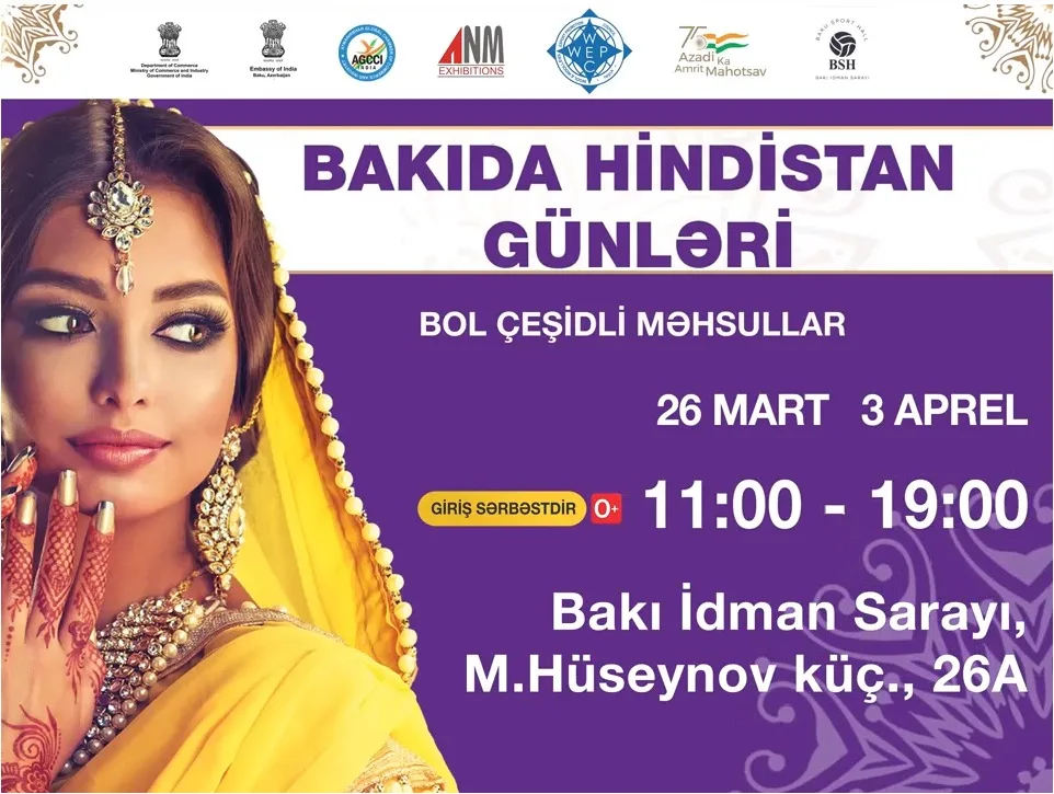 Bakıda Hindistan günləri keçiriləcək