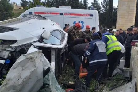 “OBA”nın inkassatoru dəhşətli qəza törətdi – - ÖLƏN VAR