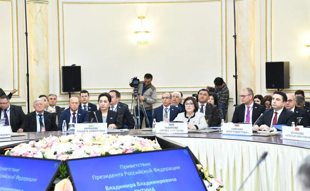 Azərbaycan Prezidenti MDB PA-nın üzvlərinə müraciət etdi