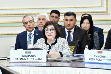 Sahibə Qafarova Ermənistan parlamentinin spikerinin iddialarına cavab verdi