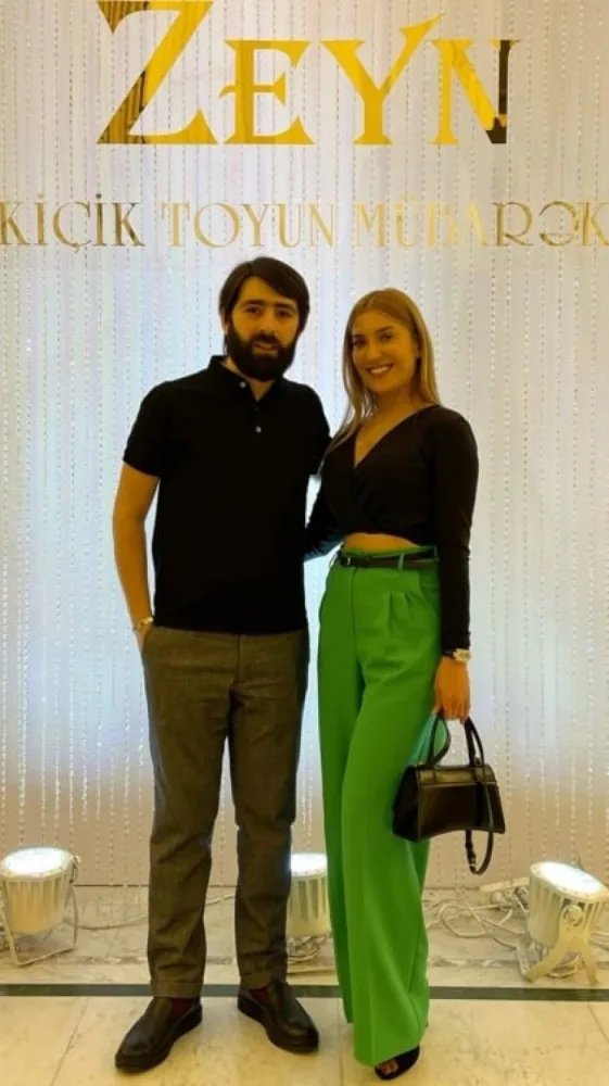 Elşad Xose həyat yoldaşı ilə birgə məclisdə - -FOTO