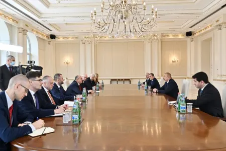 Prezident İlham Əliyev ATƏT-in sədrini qəbul edib