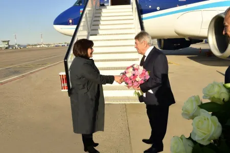 Sahibə Qafarova Özbəkistanda səfərdədir - FOTO