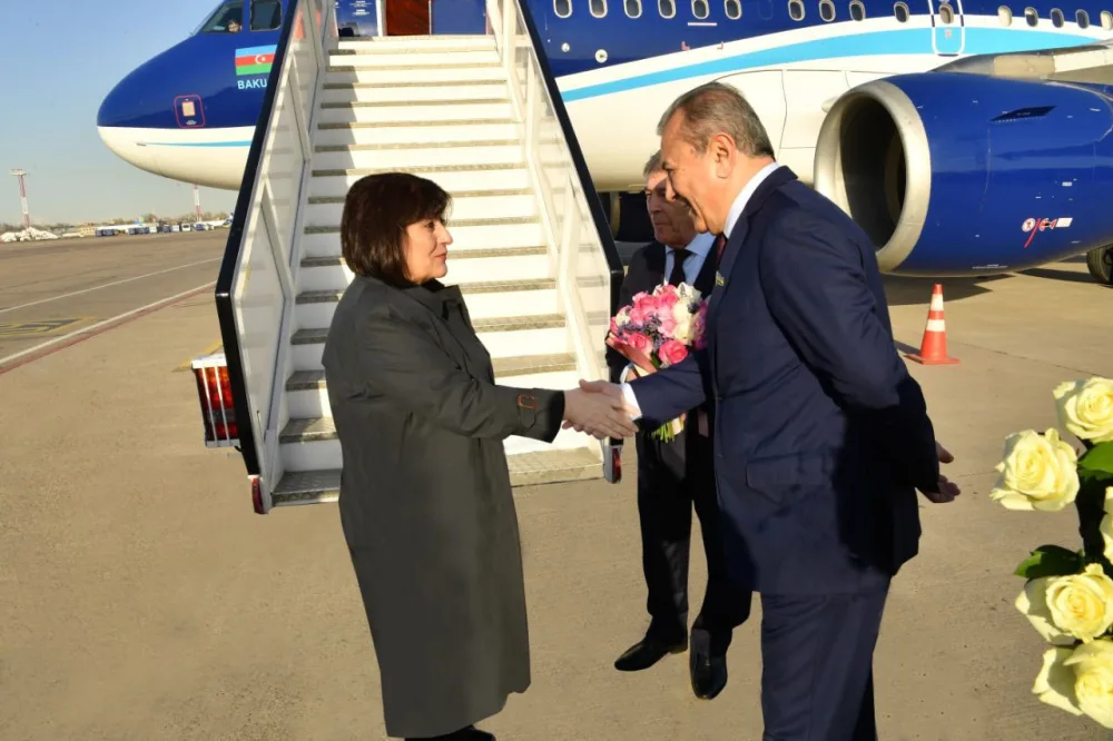 Sahibə Qafarova Özbəkistanda səfərdədir - FOTO