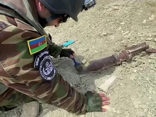 Xızıda yararlı tank mərmisi tapıldı