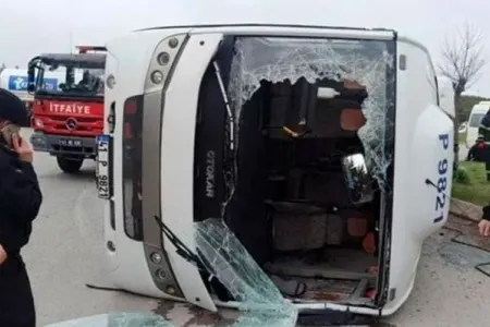 Türkiyədə ağır qəza, 22 yaralı - FOTO
