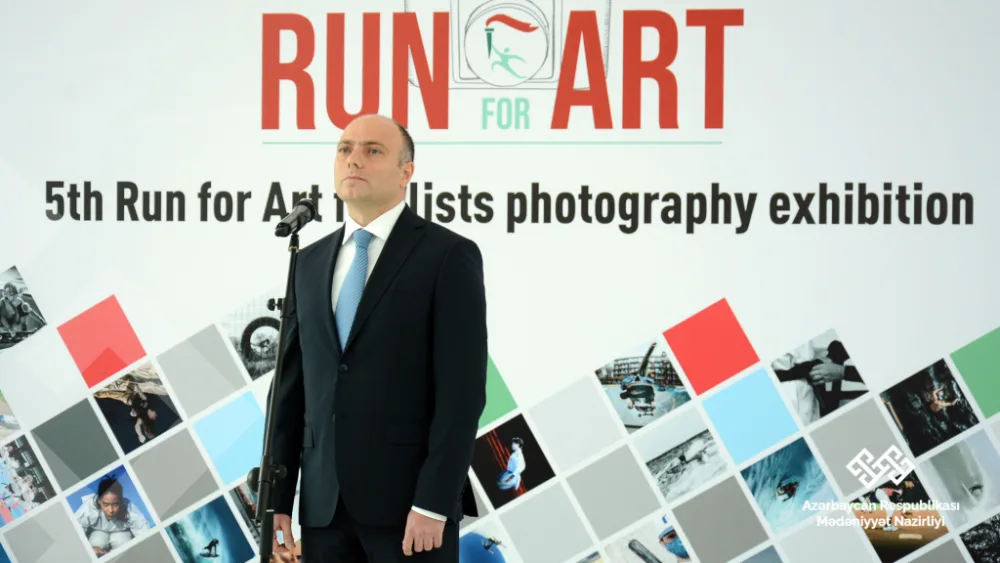 “Run for Art” beynəlxalq fotomüsabiqəsinin yekun sərgisi açıldı - FOTOLAR