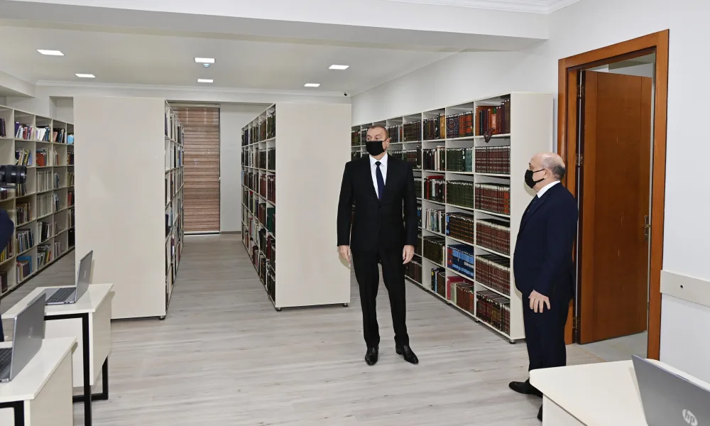 Prezident İlahiyyat İnstitutunun binasının açılışında - FOTO - YENİLƏNİB