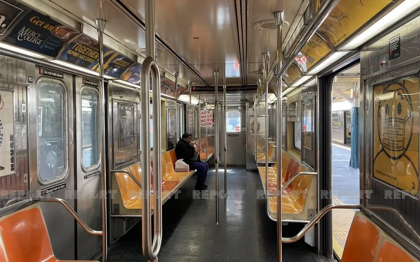 Nyu-York metrosunda qorxu hökm sürür - FOTO