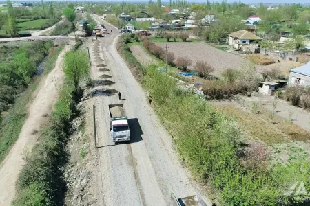 Bərdədə Qarağacı-Mirzəcəfərli-Mollagüllər avtomobil yolu yenidən qurulur - VİDEO/FOTO