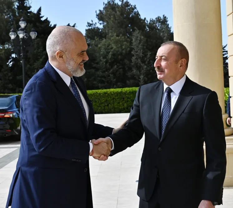 Prezident Albaniyanın Baş naziri ilə görüşdü