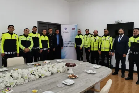 Yol polisləri ilə görüş oldu - FOTO - VİDEO