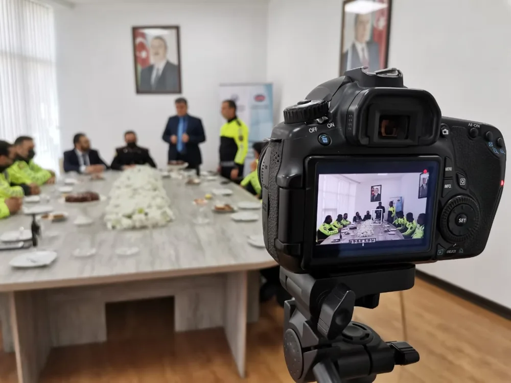 Yol polisləri ilə görüş oldu - FOTO - VİDEO