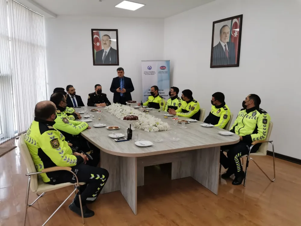 Yol polisləri ilə görüş oldu - FOTO - VİDEO