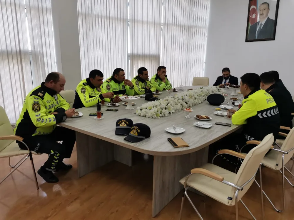 Yol polisləri ilə görüş oldu - FOTO - VİDEO