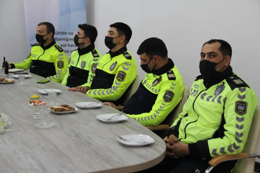 Yol polisləri ilə görüş oldu - FOTO - VİDEO