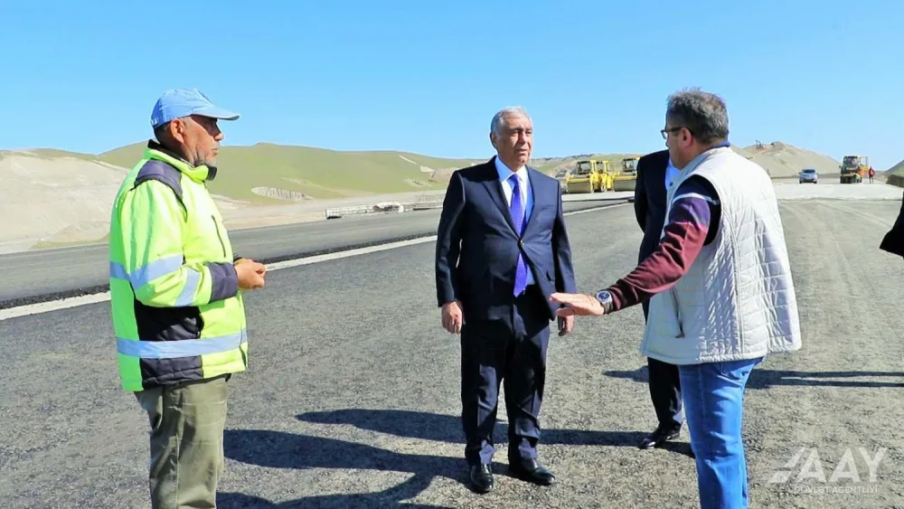 Murovdağ tunelində 1 km-dən artıq qazma işləri aparılıb - VİDEO/FOTO