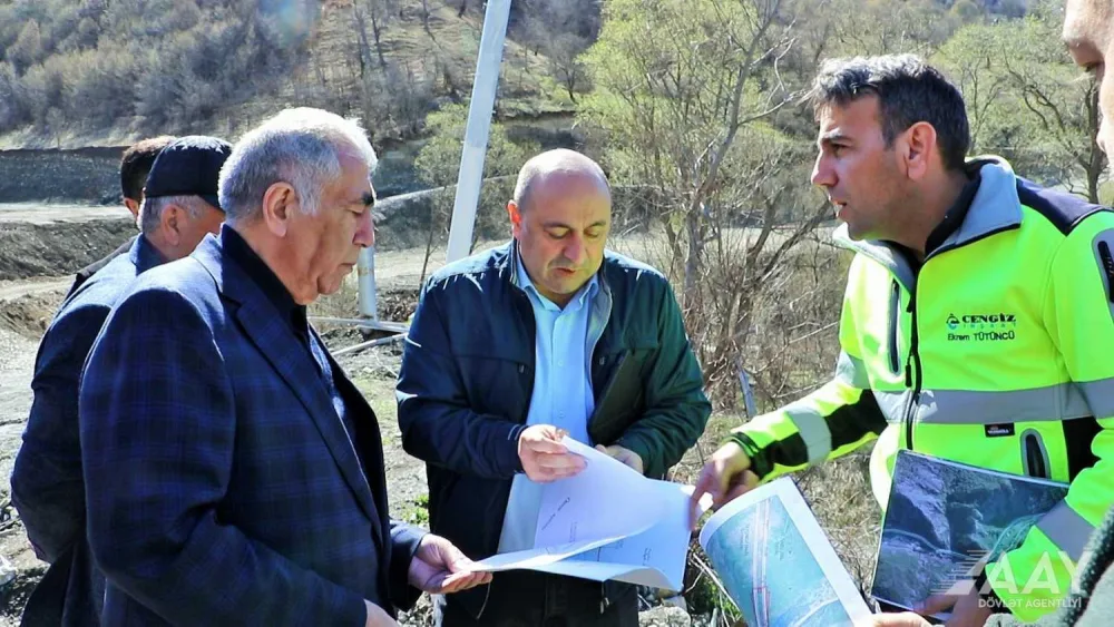 Murovdağ tunelində 1 km-dən artıq qazma işləri aparılıb - VİDEO/FOTO