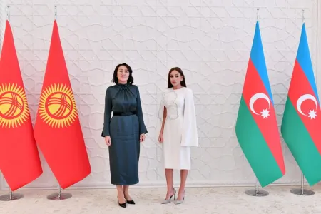 Azərbaycanın və Qırğızıstanın birinci xanımları görüşdü