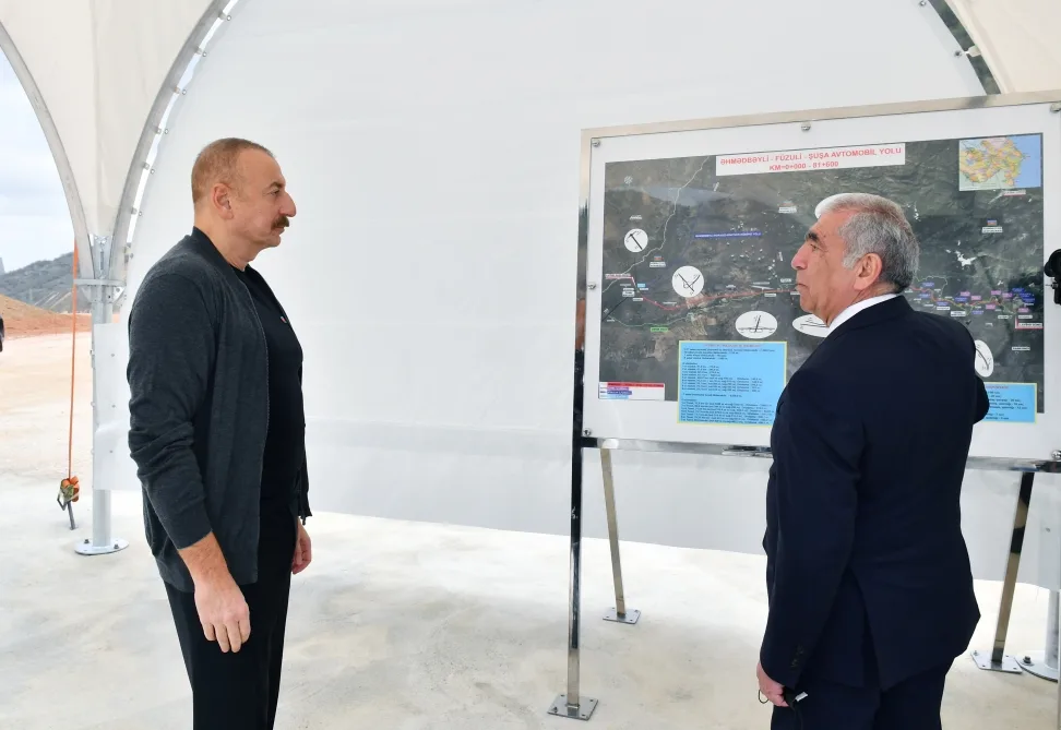 Prezident Füzuli və Şuşaya getdi - FOTO/VİDEO - YENİLƏNDİ__NEWL__