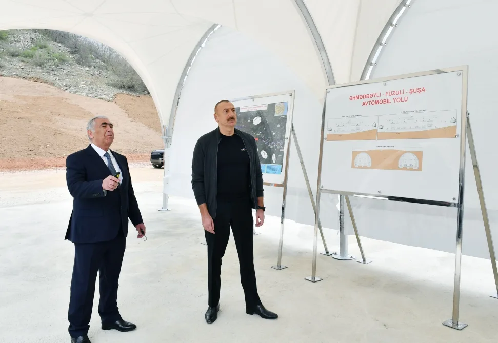 Prezident Füzuli və Şuşaya getdi - FOTO/VİDEO - YENİLƏNDİ__NEWL__