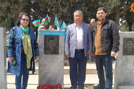 Qarabağ uğrunda gedən döyüşlərdə xüsusi təyinatlı qrupda döyüşən qazaxıstanlı əsgər - VİDEO