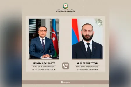 Azərbaycan və Ermənistan XİN başçıları arasında telefon danışığı oldu