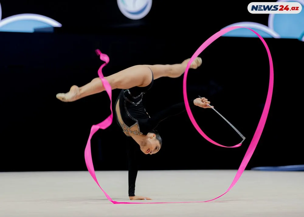 Bakıda bədii gimnastika üzrə Dünya Kuboku keçirildi - FOTOLAR