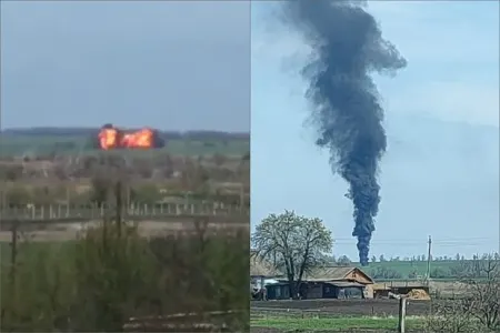 Ukrayna Rusiyaya məxsus qırıcını məhv etdi - – FOTO/VİDEO