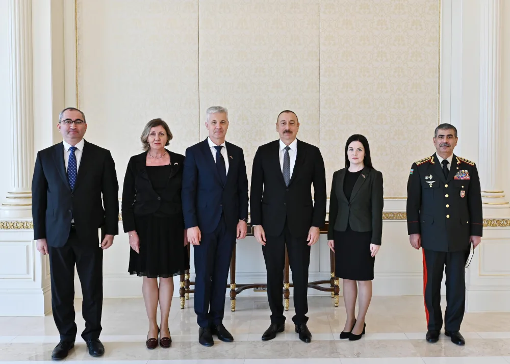 Prezident Latviyanın Baş nazirinin müavinini qəbul etdi - FOTO - YENİLƏNİB