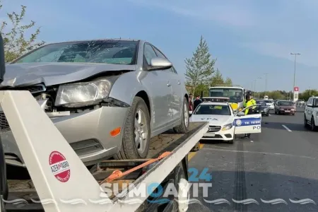 Bakı-Sumqayıt yolunda - DƏHŞƏTLİ QƏZA - FOTOLAR