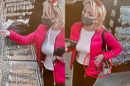 Bakıda qadın mağazadan oğurluq etdi - VİDEO