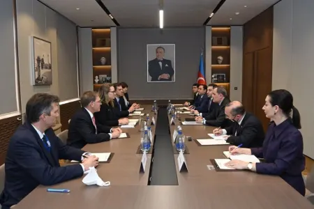 XİN-də Erika Olsonla görüş keçirildi - (FOTO)