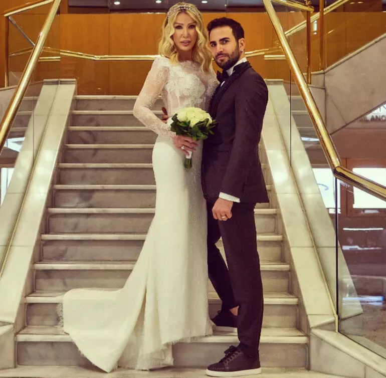 Seda Sayanın yeni ərindən 3 yaş kiçik oğlu toya bu səbəbdən gəlməyibmiş