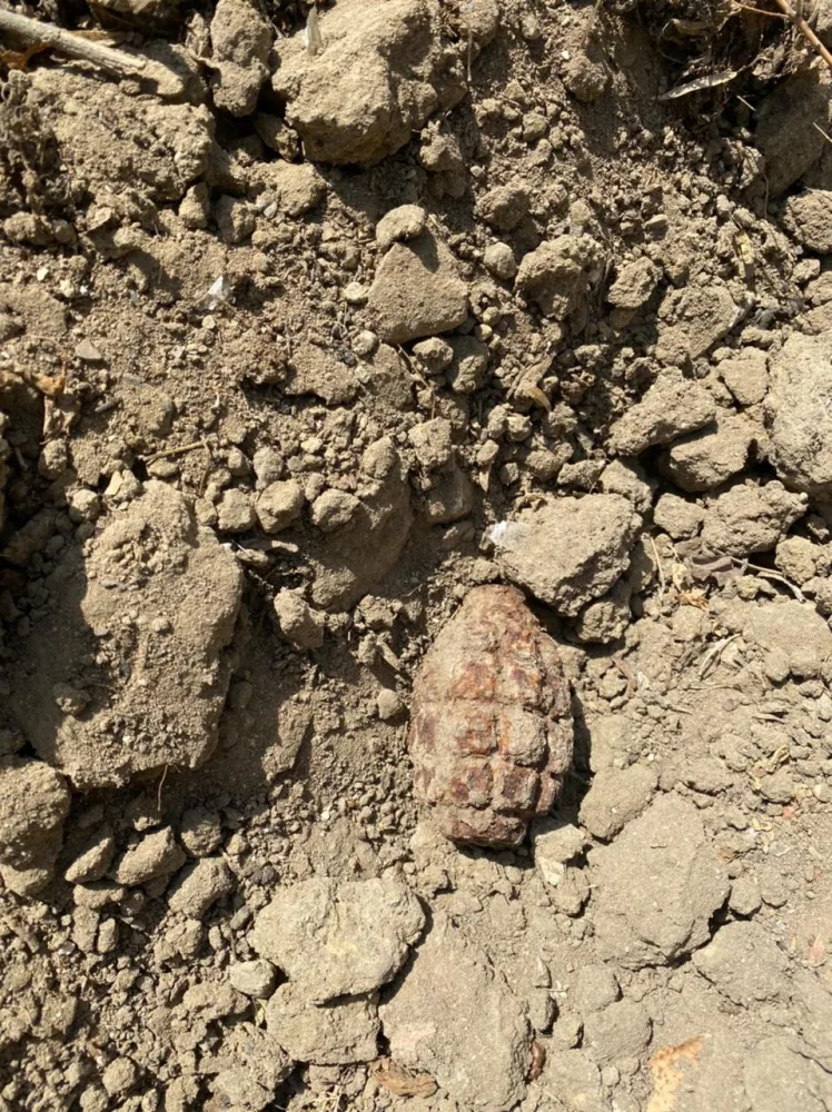 Bakıda qumbara tapıldı - VİDEO/FOTO