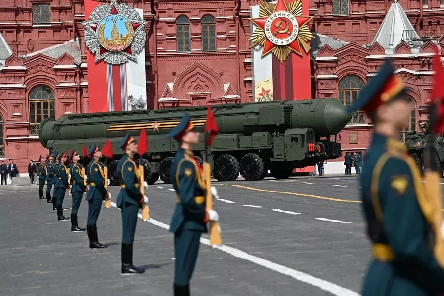 Moskovada 9 May paradının məşqi keçirilib - -FOTO