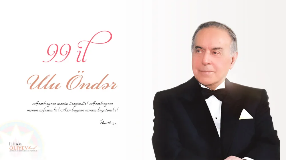 Prezident İlham Əliyev Ulu öndərlə bağlı paylaşım edib