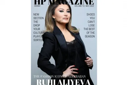 Ruhi Əliyeva ərəb dərgisinin üz qabığında - FOTOLAR