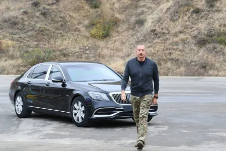 İlham Əliyev Füzulidə Peşə Liseyinin təməlini qoydu