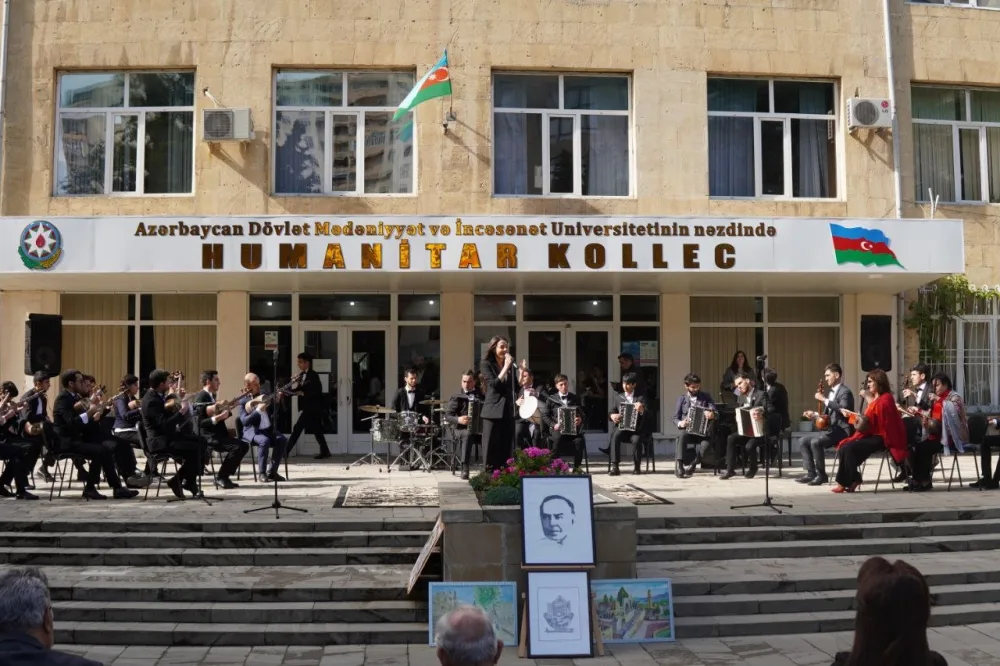 Humanitar Kollecdə ümummili lider Heydər Əliyevin anadan olmasının 99-cu ildönümü qeyd edildi - Fotolar