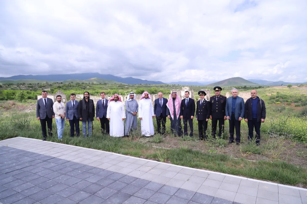 Səudiyyə Ərəbistanının Baş prokuroru Şuşaya səfər etdi - FOTO