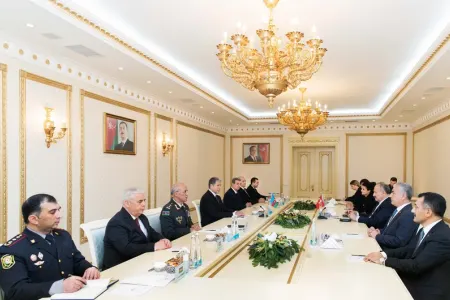 Vilayət Eyvazov Seyfullah Hacımüftüoğlu ilə görüşdü