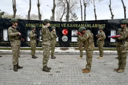 Azərbaycan hərbçiləri Türkiyədə təlim keçəcək - FOTO