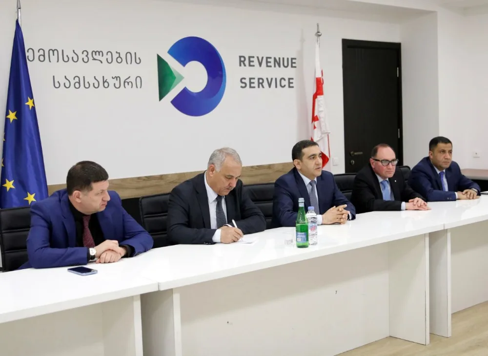 Azərbaycan və Gürcüstan gömrük xidməti nümayəndə heyətləri görüşüblər - -FOTO