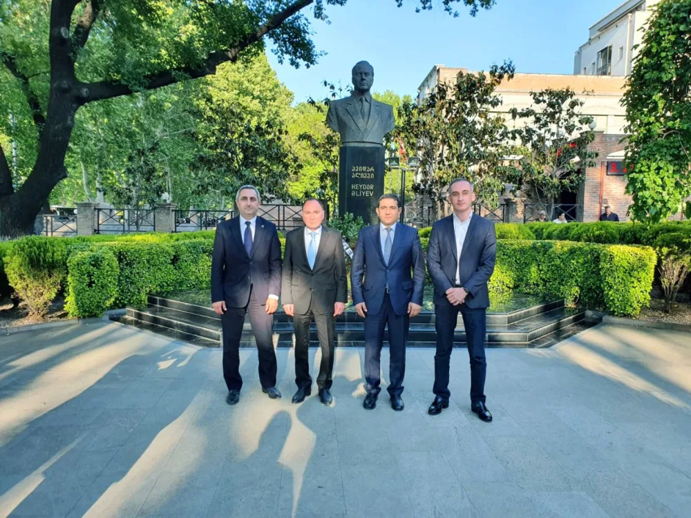 Azərbaycan və Gürcüstan gömrük xidməti nümayəndə heyətləri görüşüblər - -FOTO