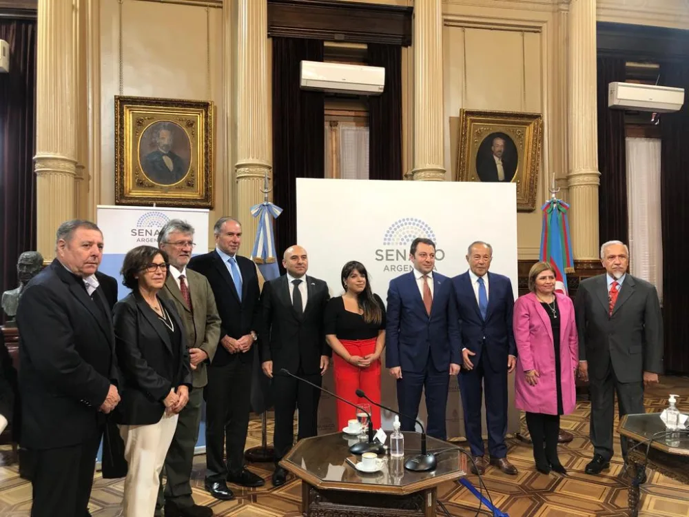 Elnur Məmmədov Argentina Senatının üzvləri ilə görüşdü - FOTO